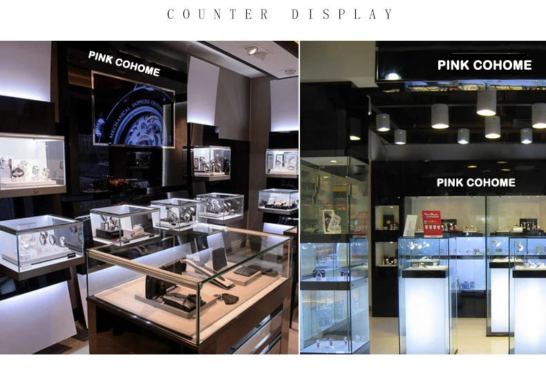 Dubai Watches Automatic Arabic Numbers Muslim Wristwatch Stainless Steel Waterproof Mechanical Erkek Kol Saati Reloj árabe