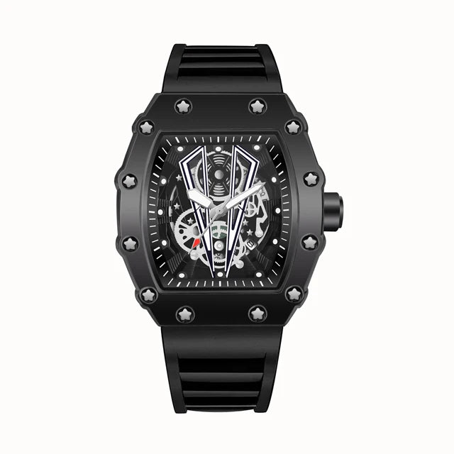 Men's Luxury Watch: Large Dial, Multifunction, Waterproof, Luminous, Casual Quartz.