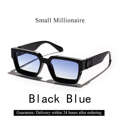 Introducing the Ruiao Retro Black Millionaire Shades, a luxurious and iconic eyewear collection for 2026. These designer square sunglasses, suitable for both men and women, embody a famous brand's commitment to style and sophistication.