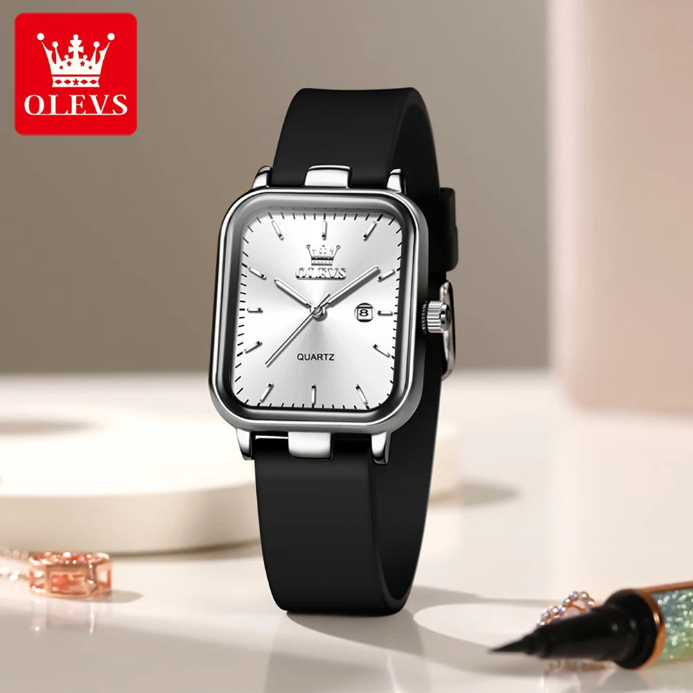 The OLEVS 7089 Women's Watch is a premium timepiece featuring a calendar function, quartz movement, and water resistance. This elegant and fashionable watch also includes luminous elements, making it a sophisticated accessory for any discerning woman.