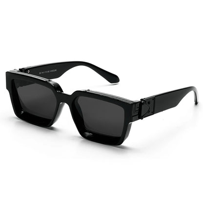 Introducing the Ruiao Retro Black Millionaire Shades, a luxurious and iconic eyewear collection for 2026. These designer square sunglasses, suitable for both men and women, embody a famous brand's commitment to style and sophistication.