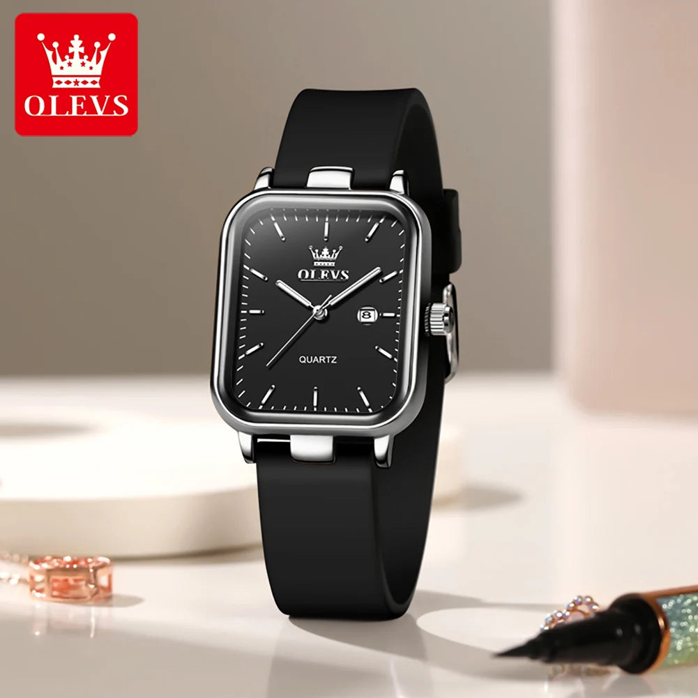 The OLEVS 7089 Women's Watch is a premium timepiece featuring a calendar function, quartz movement, and water resistance. This elegant and fashionable watch also includes luminous elements, making it a sophisticated accessory for any discerning woman.