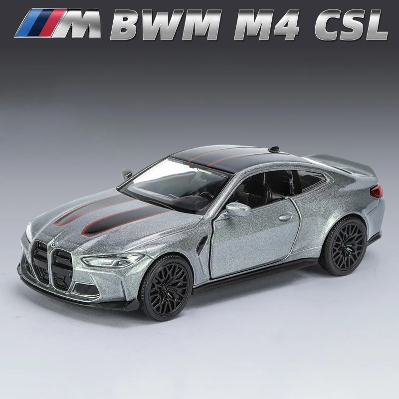 Premium Diecast European Sports Cars Set – BMW M3 E30, Porsche 911 Turbo, Audi Quattro & BMW M4