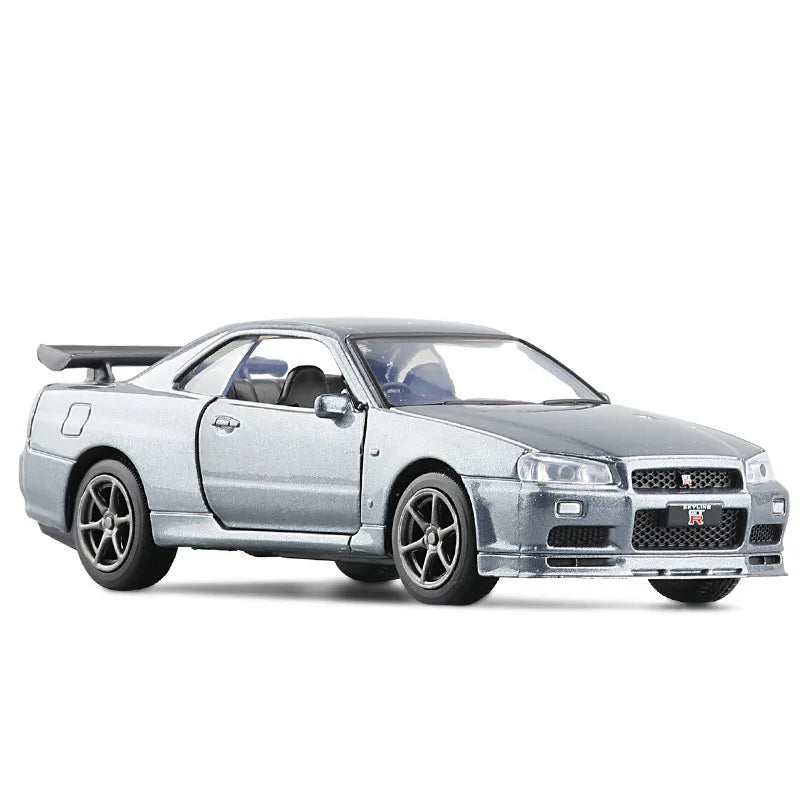 Premium Diecast European Sports Cars Set – BMW M3 E30, Porsche 911 Turbo, Audi Quattro & BMW M4