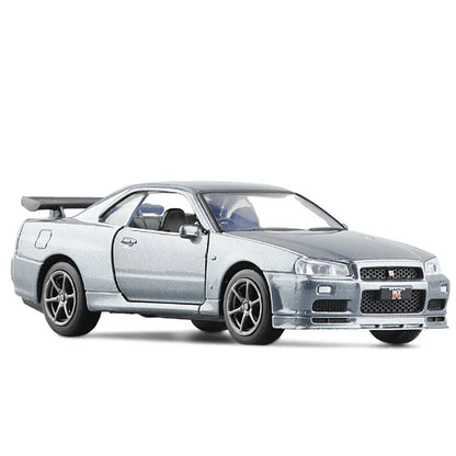 Premium Diecast European Sports Cars Set – BMW M3 E30, Porsche 911 Turbo, Audi Quattro & BMW M4