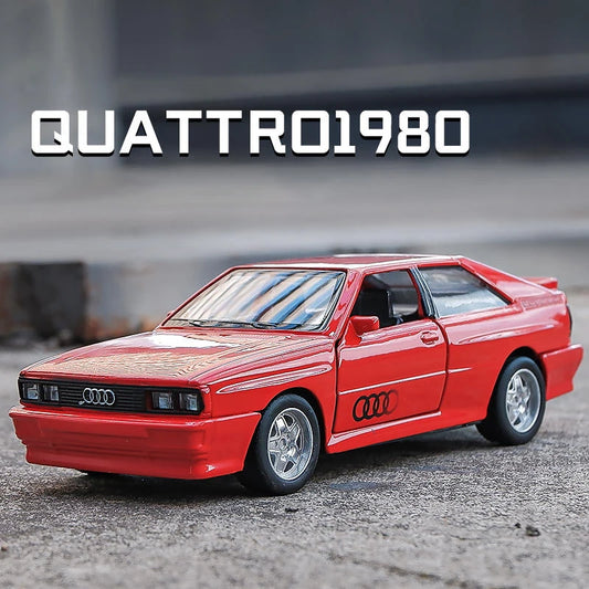 Premium Diecast European Sports Cars Set – BMW M3 E30, Porsche 911 Turbo, Audi Quattro & BMW M4
