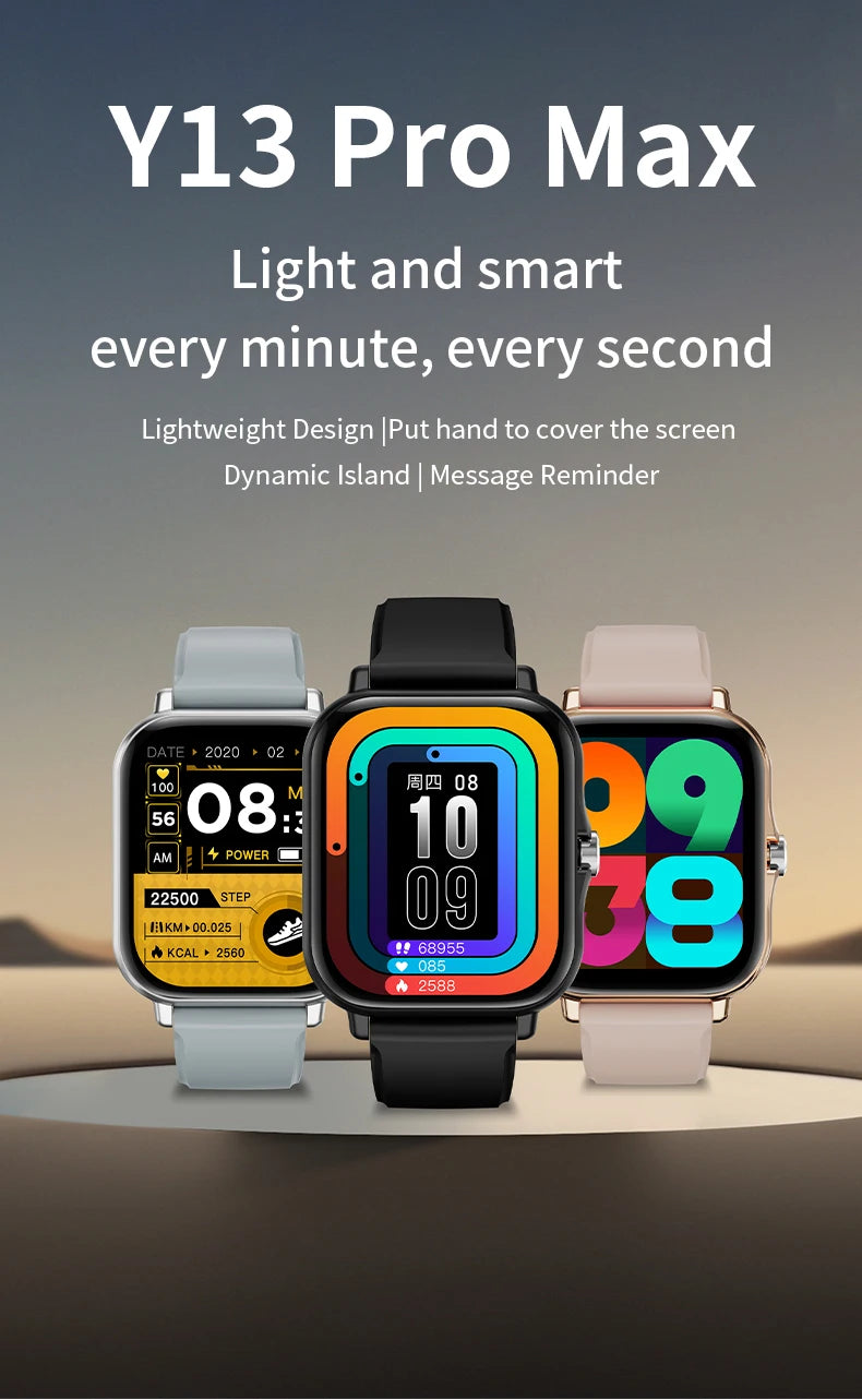 Introducing the LAXASFIT Smart Watch, featuring Bluetooth call functionality, a full touch screen display, heart rate monitoring, and comprehensive sports and fitness tracking. This sophisticated device is an ideal gift for both men and women.