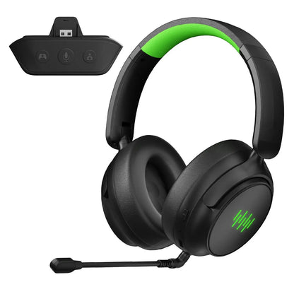 Level up your gaming experience with this wireless headset! 🎧🎮 Enjoy seamless audio on Xbox, PC, and Switch, thanks to its foldable design, detachable microphone, and immersive 3D surround sound.