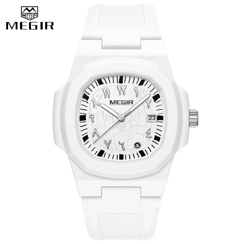 MEGIR New Fashion Men's Watches - Top Brand Luxury Sport Waterproof Simple Watches for Men - Quartz Clock Relogio Masculino