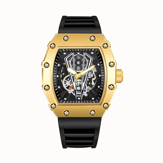Men's Luxury Watch: Large Dial, Multifunction, Waterproof, Luminous, Casual Quartz.