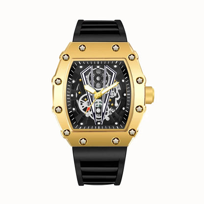Men's Luxury Watch: Large Dial, Multifunction, Waterproof, Luminous, Casual Quartz.