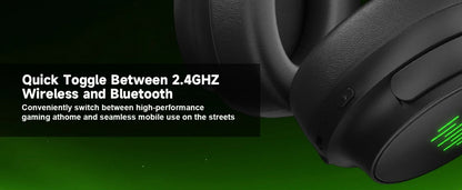 Level up your gaming experience with this wireless headset! 🎧🎮 Enjoy seamless audio on Xbox, PC, and Switch, thanks to its foldable design, detachable microphone, and immersive 3D surround sound.