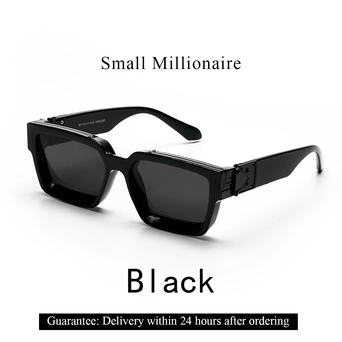 Introducing the Ruiao Retro Black Millionaire Shades, a luxurious and iconic eyewear collection for 2026. These designer square sunglasses, suitable for both men and women, embody a famous brand's commitment to style and sophistication.