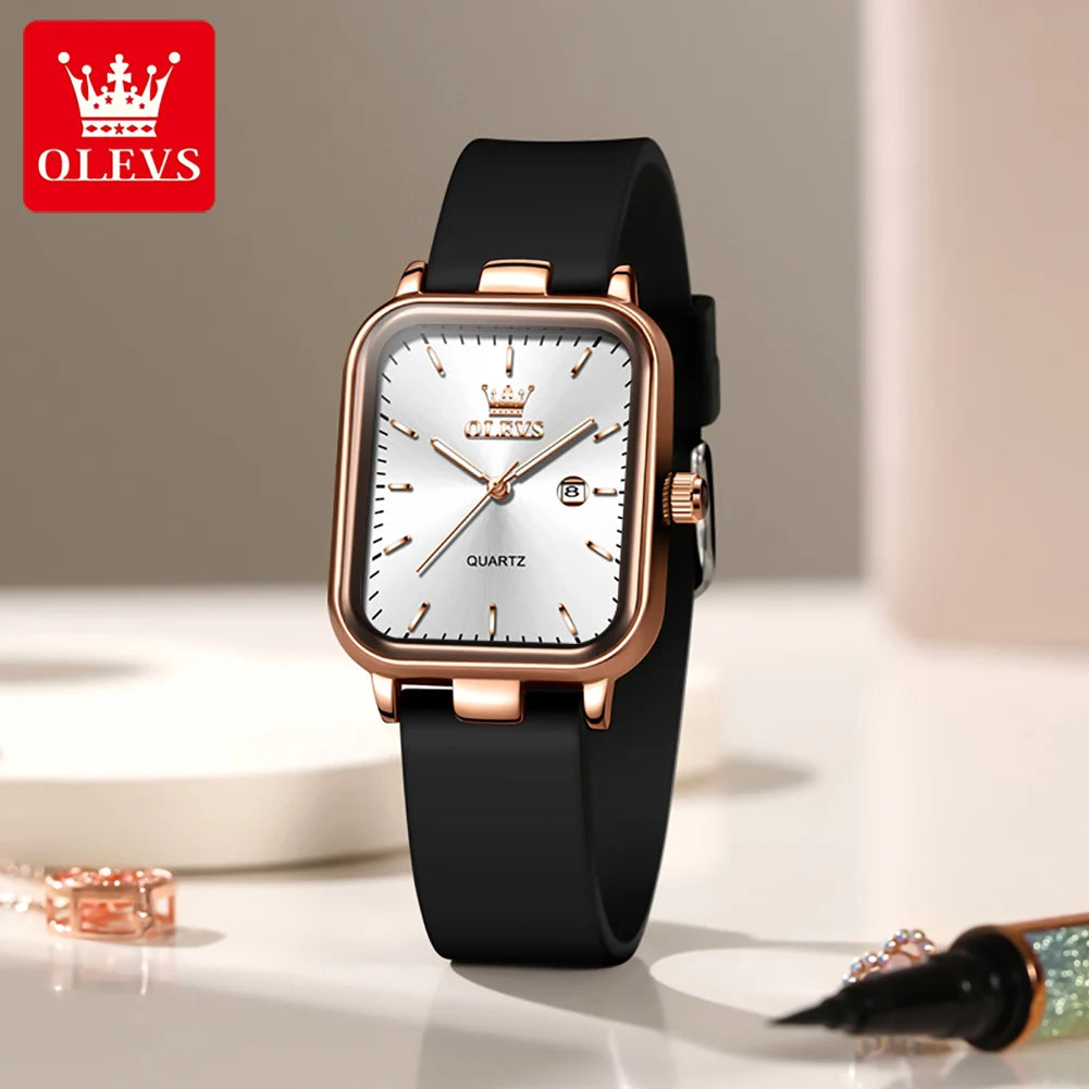 The OLEVS 7089 Women's Watch is a premium timepiece featuring a calendar function, quartz movement, and water resistance. This elegant and fashionable watch also includes luminous elements, making it a sophisticated accessory for any discerning woman.