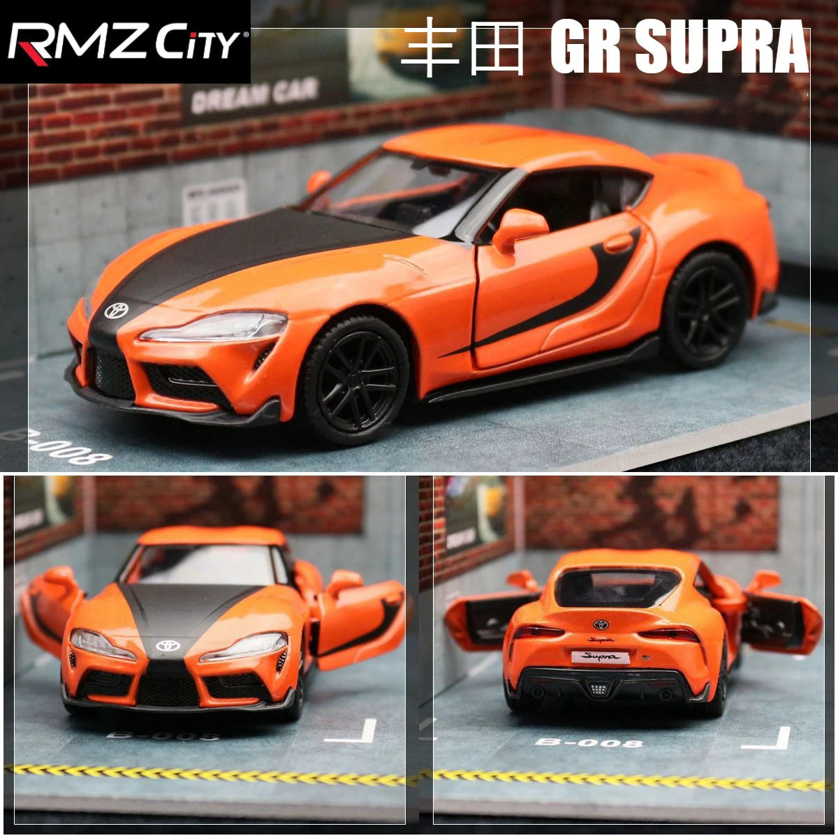 Premium Diecast European Sports Cars Set – BMW M3 E30, Porsche 911 Turbo, Audi Quattro & BMW M4