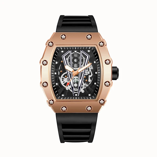 Men's Luxury Watch: Large Dial, Multifunction, Waterproof, Luminous, Casual Quartz.