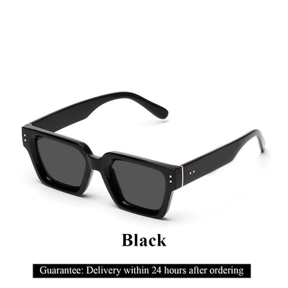 Introducing the Ruiao Retro Black Millionaire Shades, a luxurious and iconic eyewear collection for 2026. These designer square sunglasses, suitable for both men and women, embody a famous brand's commitment to style and sophistication.