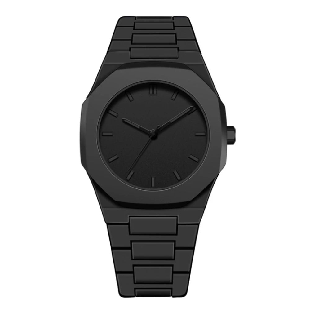 Introducing our latest timepiece, a modern and minimalist sports and leisure watch. This innovative design features a waterproof quartz movement, ensuring precision and durability. It's an ideal gift for men who appreciate energy-efficient and stylish acc