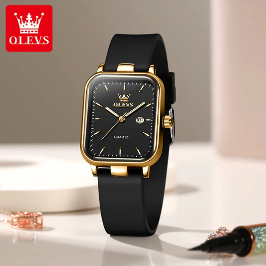 The OLEVS 7089 Women's Watch is a premium timepiece featuring a calendar function, quartz movement, and water resistance. This elegant and fashionable watch also includes luminous elements, making it a sophisticated accessory for any discerning woman.