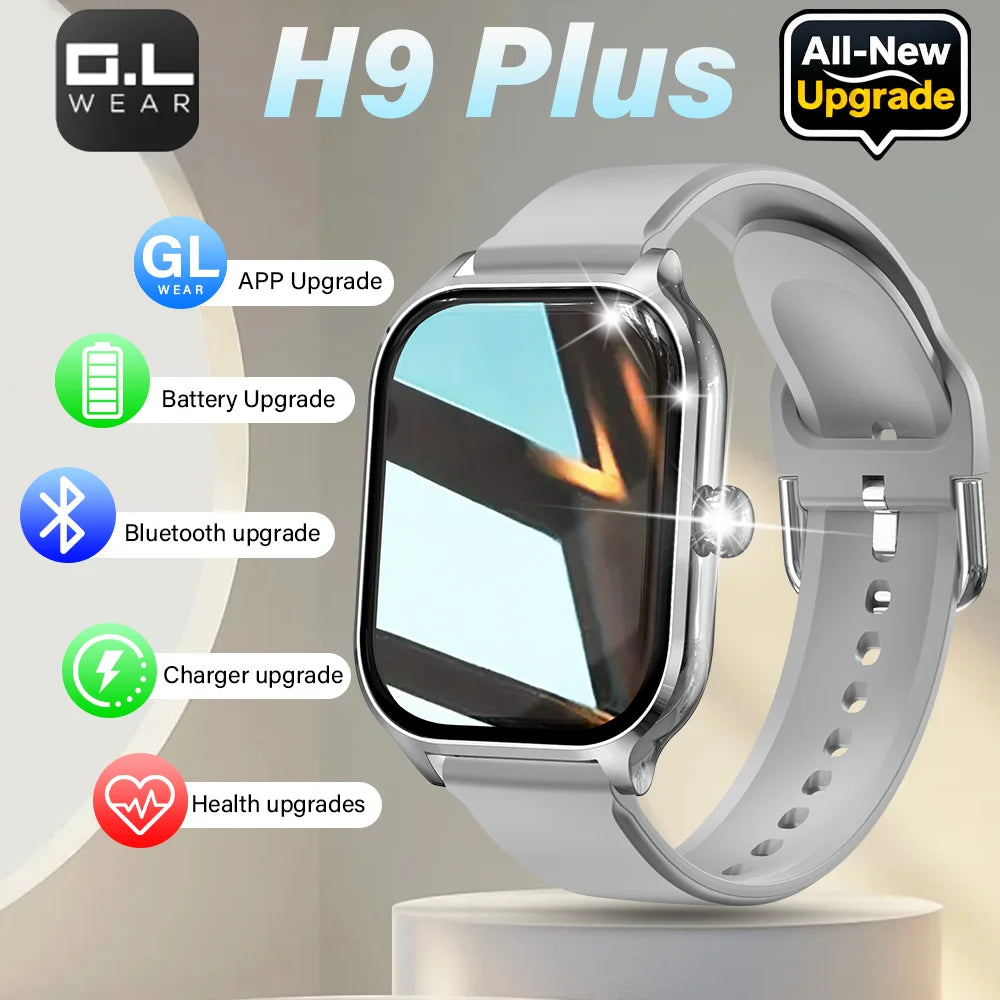 Introducing the LAXASFIT Smart Watch, featuring Bluetooth call functionality, a full touch screen display, heart rate monitoring, and comprehensive sports and fitness tracking. This sophisticated device is an ideal gift for both men and women.