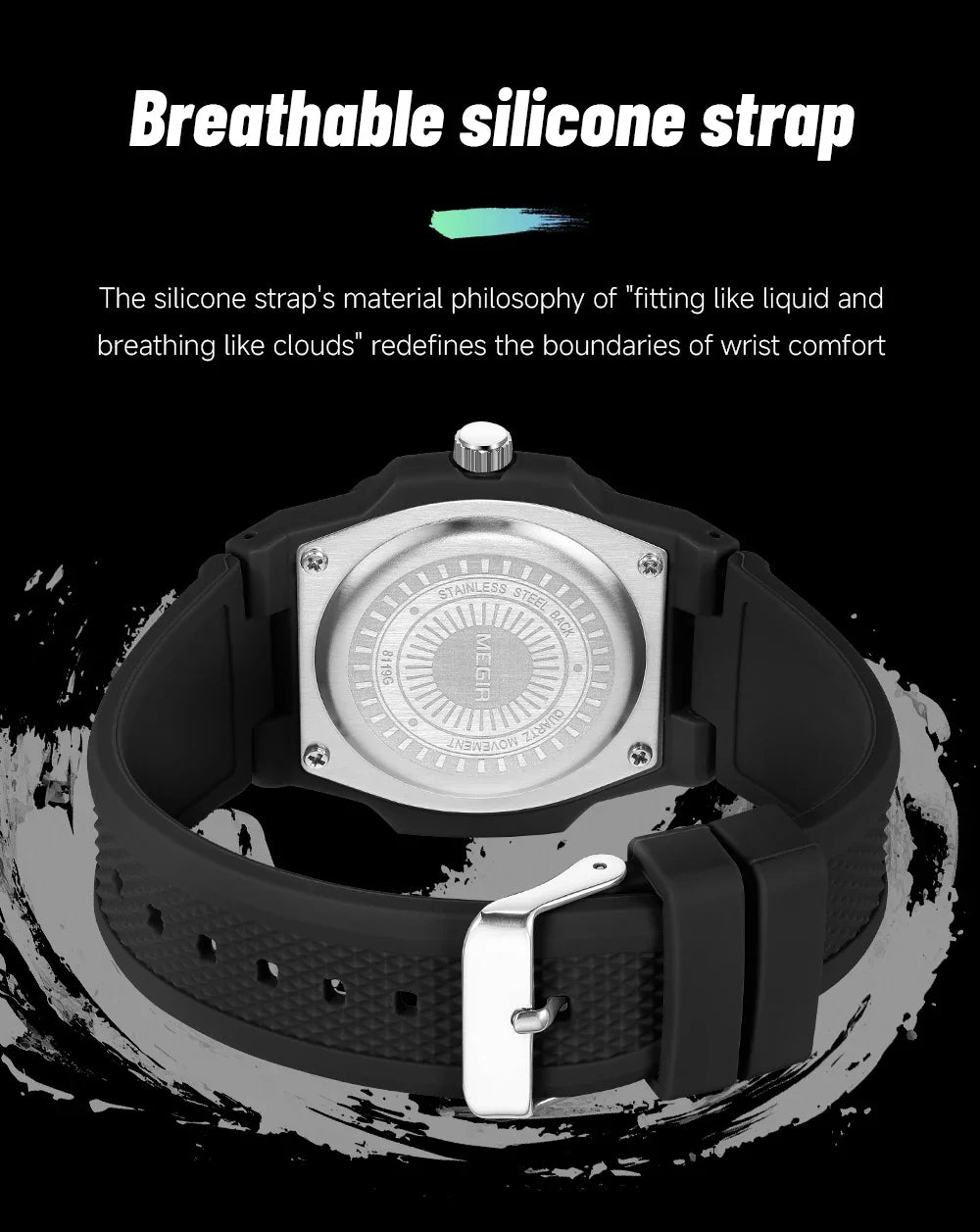 MEGIR New Fashion Men's Watches - Top Brand Luxury Sport Waterproof Simple Watches for Men - Quartz Clock Relogio Masculino