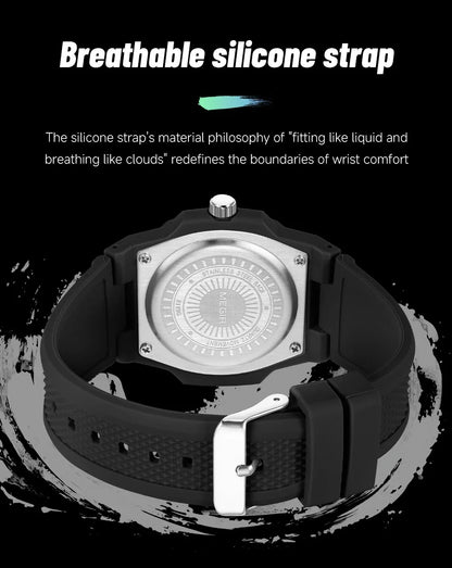 MEGIR New Fashion Men's Watches - Top Brand Luxury Sport Waterproof Simple Watches for Men - Quartz Clock Relogio Masculino
