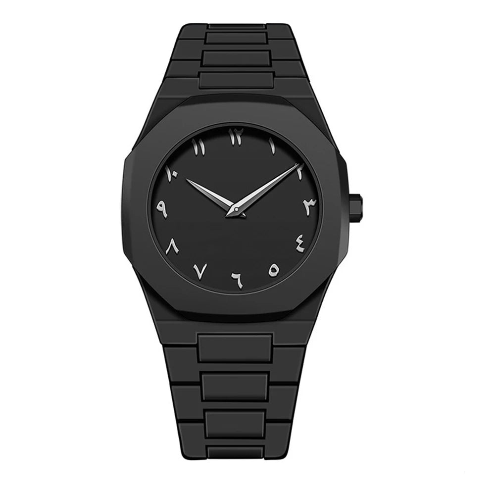 Introducing our latest timepiece, a modern and minimalist sports and leisure watch. This innovative design features a waterproof quartz movement, ensuring precision and durability. It's an ideal gift for men who appreciate energy-efficient and stylish acc