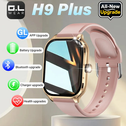 Introducing the LAXASFIT Smart Watch, featuring Bluetooth call functionality, a full touch screen display, heart rate monitoring, and comprehensive sports and fitness tracking. This sophisticated device is an ideal gift for both men and women.