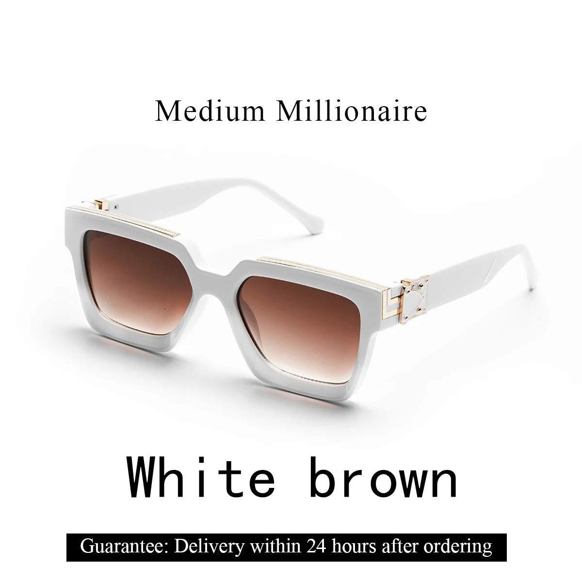 Introducing the Ruiao Retro Black Millionaire Shades, a luxurious and iconic eyewear collection for 2026. These designer square sunglasses, suitable for both men and women, embody a famous brand's commitment to style and sophistication.