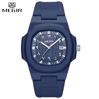 MEGIR New Fashion Men's Watches - Top Brand Luxury Sport Waterproof Simple Watches for Men - Quartz Clock Relogio Masculino