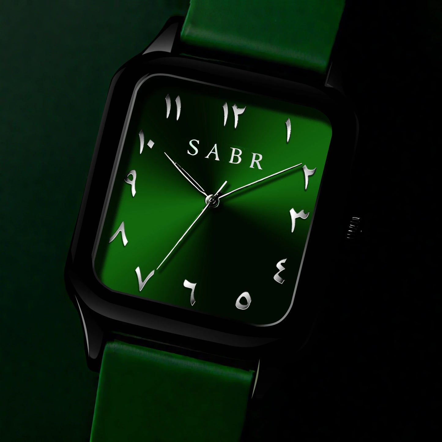 Men's Business Watch Sabr Arabic Numeral Watch, Men's Quartz Wristwatch, 3Atm Waterproof, Silicone Strap, Magnetic Clasp, Alloy Case.