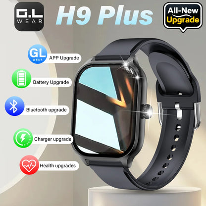 Introducing the LAXASFIT Smart Watch, featuring Bluetooth call functionality, a full touch screen display, heart rate monitoring, and comprehensive sports and fitness tracking. This sophisticated device is an ideal gift for both men and women.
