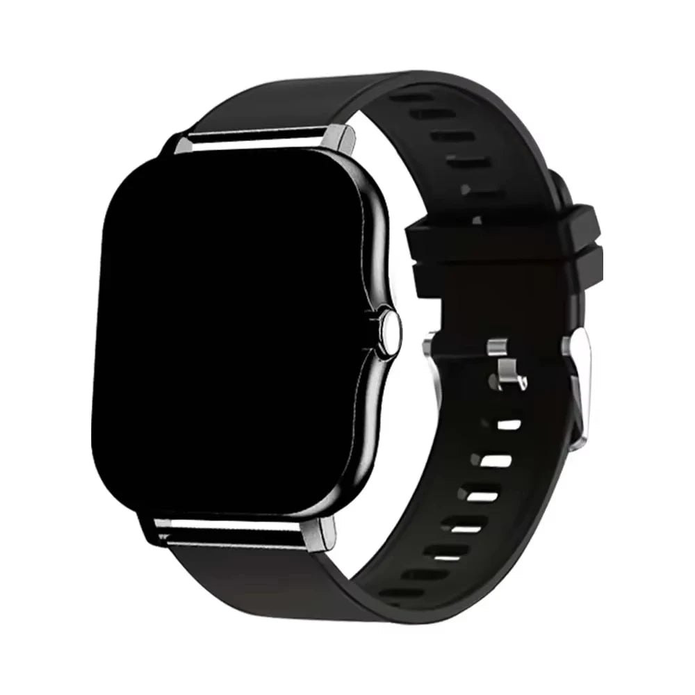 Introducing the LAXASFIT Smart Watch, featuring Bluetooth call functionality, a full touch screen display, heart rate monitoring, and comprehensive sports and fitness tracking. This sophisticated device is an ideal gift for both men and women.