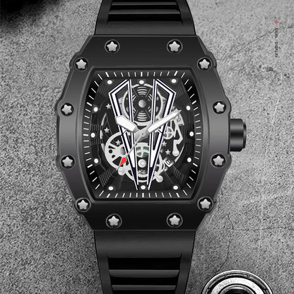 Men's Luxury Watch: Large Dial, Multifunction, Waterproof, Luminous, Casual Quartz.