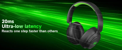 Level up your gaming experience with this wireless headset! 🎧🎮 Enjoy seamless audio on Xbox, PC, and Switch, thanks to its foldable design, detachable microphone, and immersive 3D surround sound.
