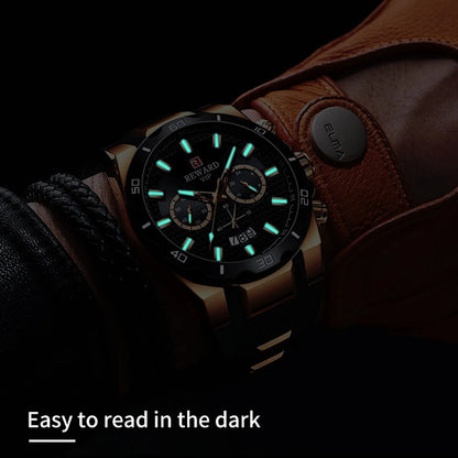 REWARD 83006 Fashion Large Dial Watch Men's Top Brand Luxury Chronograph Calendar Silicone Sports Quartz Watches for Man Reloj