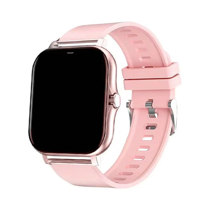 Introducing the LAXASFIT Smart Watch, featuring Bluetooth call functionality, a full touch screen display, heart rate monitoring, and comprehensive sports and fitness tracking. This sophisticated device is an ideal gift for both men and women.