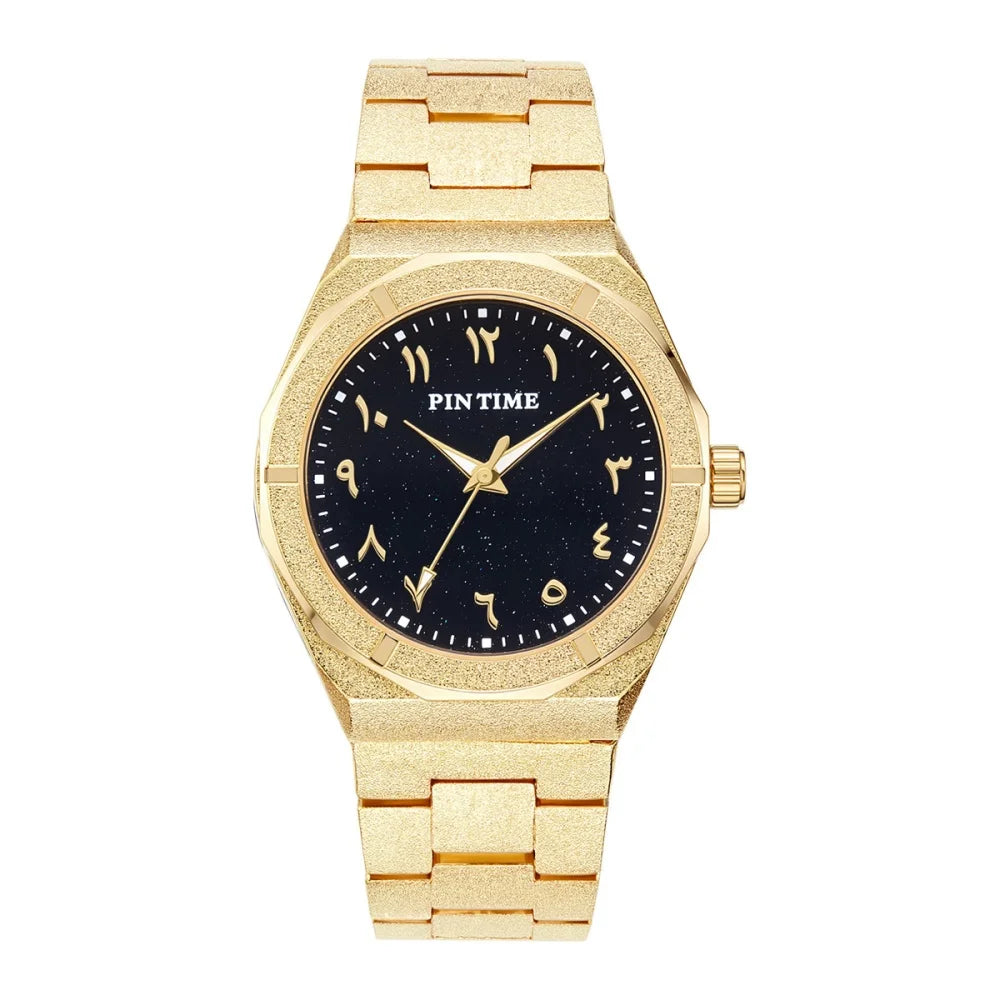 Introducing our latest collection of Arabic-inspired timepieces for men, featuring top-tier brands, luxurious designs, and a versatile aesthetic suitable for both casual and business settings. These waterproof quartz wristwatches offer precision timekeepi